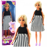 Besilaukianti lėlė Lean Toys Anlily Maternity 24489, 30 cm, balta sp.