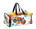 Kamuoliukų rinkinys baseinui Intex Ball Toyz 49602, ⌀ 6.5 cm, 100 vnt, įvairių spalvų