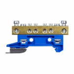 Įnulinimo kaladėlė Pawbol ZO-2106 DIN, 2x16/4x4 mm&sup2;, mėlyna sp.