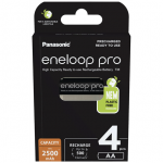 Įkraunamas elementas Panasonic Eneloop Pro, AA, 2500 mAh, 4 vnt.