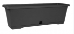 Gėlių vazonas Domoletti TBTISB60-120, plastikinis, 60 cm x 17 cm, &Oslash; 60 cm, pilka sp.