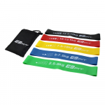 Pasiprie&scaron;inimo guma EB FIT Crosfit, 62 cm x 5 cm x 0.035 cm, mėlyna sp.