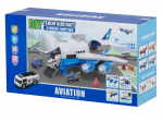 Žaislinis lėktuvas Tehem Aircraft Aviation A380, mėlyna sp./balta sp.