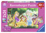 Dėlionė 2in1 Ravensburger Princesses' Best Friends 089529, 48 vnt.