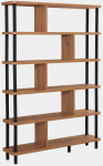 Pastatoma lentyna Kalune Design Meta 688DRA1208, ruda sp./juoda sp., 168.5 cm x 120 cm x 28 cm