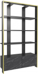 Pastatoma lentyna Kalune Design Elena 875ZNA4616, juoda sp., 160 cm x 93.6 cm x 31.5 cm