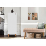 Prie&scaron;kambario baldų komplektas Kalune Design Vegas White 200 - 0900, vidaus, balta sp./smėlio sp.