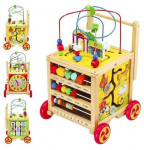 Vaiki&scaron;kas stumdukas - vaik&scaron;tynė Kruzzel Educational Cube, geltona sp./įvairių spalvų