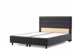 Lova viengulė Kalune Design Motya, 90 x 190 cm, antracito sp., be čiužinio, su grotelėmis