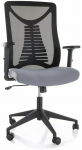 Darbo kėdė Q-330R, 48 x 62 x 103 - 113 cm, juoda sp./pilka sp.