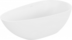 Vonia, laisvai pastatoma Mexen Palermo, 150 cm x 78 cm x 54 cm, ovalas, balta sp.