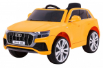 Vaiki&scaron;kas elektromobilis Audi Q8 Lift, geltona sp.