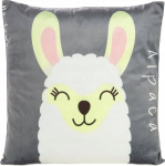 Dekoratyvinės pagalvėlės užvalkalas Design 91, balta sp./pilka sp., 45 cm x 45 cm
