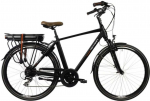 Elektrinis dviratis Brooklyn Urban, 28", 28", 250 W, 8 Ah, juoda sp.