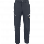 Darbo kelnės vyrams Cerva Emerton S-Stretch, juoda sp./pilka sp., 56 dydis