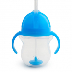 Gertuvė su silikoniniu &scaron;iaudeliu Munchkin 90122, 207 ml, 6+ mėn., plastikas, mėlyna sp.