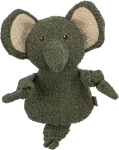 Žaislas &scaron;uniui, pliu&scaron;inis Trixie Elephant, 30 cm, žalias
