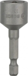 &Scaron;e&scaron;iakampė galvutė Bosch, 50 mm, 13 mm, 1/4"