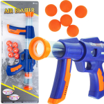 Žaislinis &scaron;autuvas su kamuoliukais Air Blaster, 32 cm Mėlyna sp./Oranžinė sp.