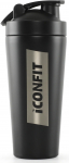 Plaktuvė ICONFIT, juoda sp., nerūdijantysis plienas, 0.8 l