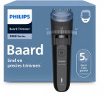 Barzdakirpė Philips 3000 BT3620/15, mėlyna sp./juoda sp.
