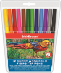 Flomasteriai Erich Krause 33050, vienpusiai, 12 vnt.