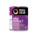 Dispersiniai dažai Pentacolor Acryl 3, balta sp., 1 l