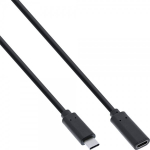 Laidas InLine USB 3.2, 1 m, juoda sp.