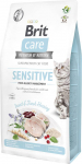 Sausas kačių maistas Brit Care Sensitive Adult, žuvis, 7 kg