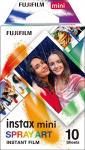 Momentinės fotoplok&scaron;telės Fujifilm Instax Mini Spray Art, 10 vnt.