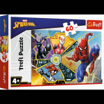 Dėlionė Trefl SpiderMan On The Web 17372, 22 cm x 33 cm, 60 vnt., įvairių spalvų