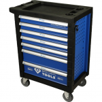 Įrankių vežimėlis Brilliant Tools BT152900, 47 cm x 77 cm x 97.5 cm, mėlyna sp./balta sp./juoda sp.