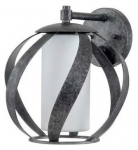 Sieninis lauko &scaron;viestuvas Quintiesse Blacksmith, 60W, E27, IP44, juoda sp., 25.4 cm x 28.2 cm