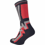 Kojinės vyrams Cerva Knoxfield Long, juoda/raudona, 43-44 dydis