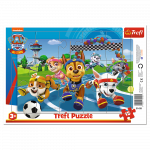 Dėlionė Trefl Paw Patrol Puzzle In Frame, 25.8 cm x 15.9 cm, 15 vnt.