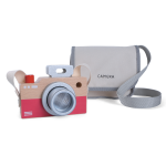 Lavinimo žaislas, su priedais, kamera Gerardo's Toys, 8 cm, ruda sp./raudona sp.