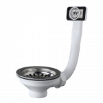 Sifono galvutė plautuvei Kuchinox CZZ 015T, 114 mm, balta sp.