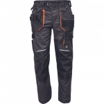 Darbo kelnės vyrams Cerva Emerton Plus, antracito sp./oranžinė sp., 46 dydis