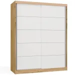 Spinta Iga 160 C, balta sp./artisan oak sp., 61 cm x 160 cm x 200 cm