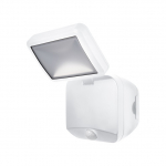 Prožektorius su judesio davikliu, tvirtinamas prie sienos Osram, 4 W, 260 lm, 4000 &deg;K, IP54, baltas