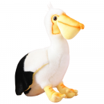 Pliu&scaron;inis žaislas pelikanas, baltas, 24 cm