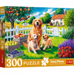 Dėlionė Trefl EasyPiece Dogs In The Country Side 23101, 40 cm x 60 cm, 300 vnt., įvairių spalvų