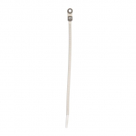 Tvirtinimo dirželis Elematic, poliamidas, balta sp., 200 mm x 4.8 mm
