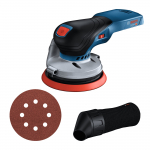 Akumuliatorinis ekscentrinis &scaron;lifuoklis Bosch Professional GEX 18V-125 (solo; C), 18 V