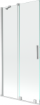Vonios sienelė Mexen Velar II, 95 cm x 150 cm, chromo