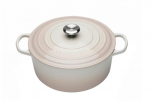 Puodas Le Creuset Signature, 22 cm, 3.3 l, kreminė sp.