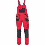 Darbinis puskombinezonis vyrams Fridrich & Fridrich FF Carl BE-01-004, raudona, 58 dydis