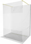 Du&scaron;o sienelė Mexen Kioto Walk-in, 100 cm x 200 cm, brushed gold/grūdintas