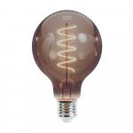 I&scaron;manioji lemputė Forever Light Filament LED, G95, 2000 &deg;K, E27, 4 W, 250 lm