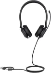 Laidinės ausinės Yealink UH35 Dual UC USB-C/A 1308164, juoda sp.